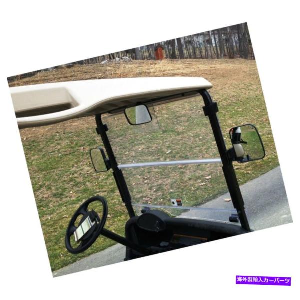 rear view mirror 3ピースゴルフカートリアビューとサイドビューミラーキット、クラブ車...