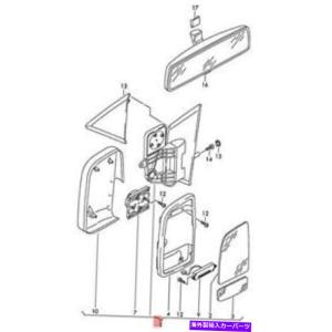 rear view mirror 純純vw crafterリアウラ2e2857514-オリジナルのタ...