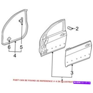 door panel 純正OEMシアーシールAcura 72350TK4A01用途 - オリジナルのタイトルを表示する 純正 OEM ドアシール Acura 72350TK4A01 用- show original｜crystal-netshop