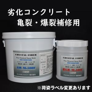 高機能エポキシ樹脂 M−500F 3kg set 外壁・タイル壁面の亀裂、欠落