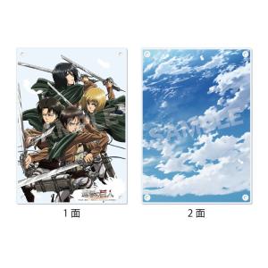 進撃の巨人 アクリルボード 03 エレン・ミカ...の詳細画像1