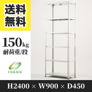 スチールラック 棚 業務用 高さ1800 横幅900 奥行450 5段 耐荷重150kg