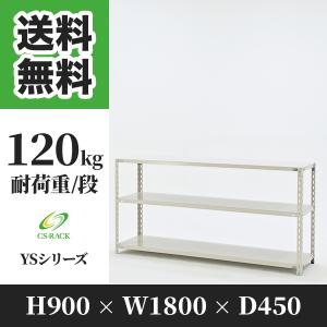 スチールラック 棚 業務用 高さ1800 横幅900 奥行450 5段 耐荷重150kg