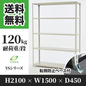 重量棚 外寸幅約1850×奥行450×高さ1800mm スチールラック