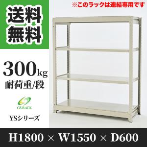 スチールラック 棚 幅1800 奥行600 高さ1800 5段 200kg/段 単体 SO 