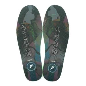 脅威の衝撃吸収 FOOTPRINT INSOLE フットプリント インソール FLAT CUT 3mm BLACK CAMO/WHITE スケートボード スケボー