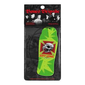 POWELL PERALTA AIR FRESHENER パウエルペラルタ エアフレッシュナー BONES BRIGADE TONY HAWK AIR FRESHENER GREEN スケートボード スケボー｜cs-skate