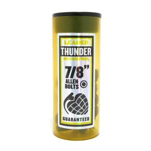 THUNDER BOLT サンダー ボルト（六角）7/8インチ ALLEN BLACK/GOLD スケートボード スケボー