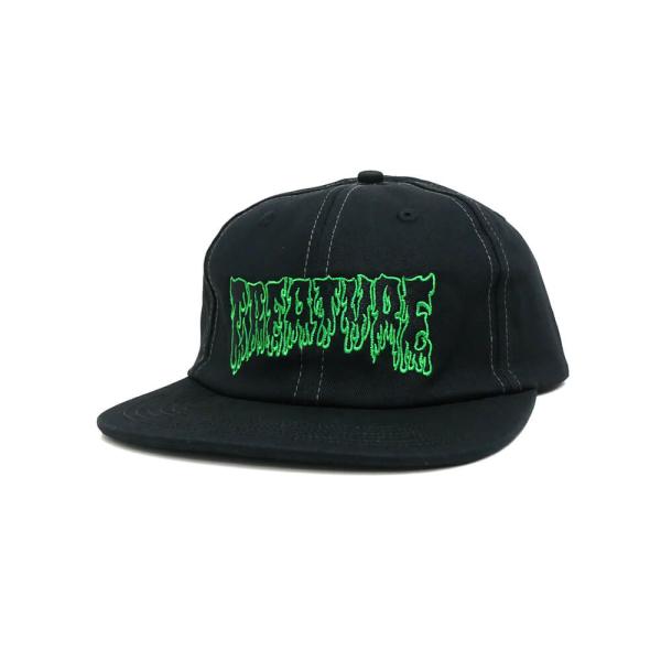 CREATURE CAP クリーチャー キャップ HESHER FLAME SNAPBACK BLA...