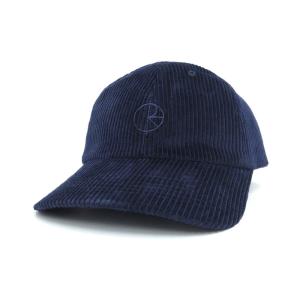 POLAR CAP ポーラー キャップ STROKE LOGO CORD NAVY スケートボード スケボー｜cs-skate