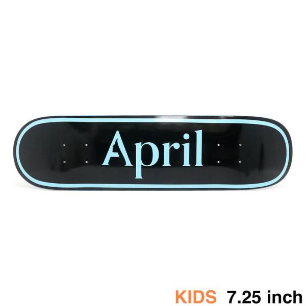 APRIL DECK エイプリル デッキ（子供用） TEAM OG LOGO BLUE BLACK ...