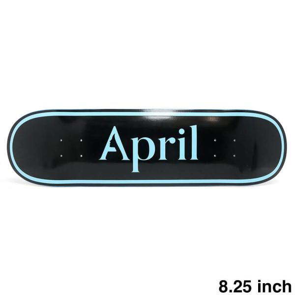 APRIL DECK エイプリル デッキ TEAM OG LOGO BLUE BLACK 8.25 ...