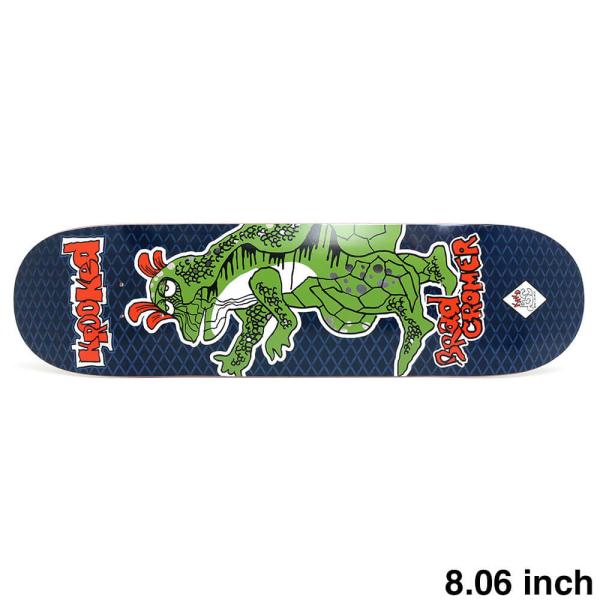 KROOKED DECK クルキッド デッキ BRAD CROMER REDUX 8.06 スケート...