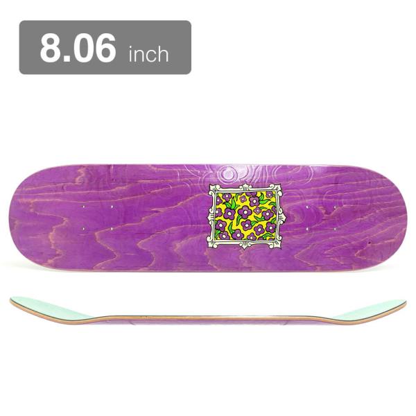 KROOKED DECK クルキッド デッキ TEAM FLOWERS EMBOSS PURPLE ...