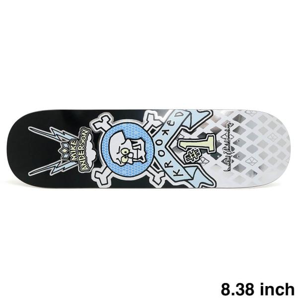 KROOKED DECK クルキッド デッキ MIKE ANDERSON REDUX 8.38 スケ...