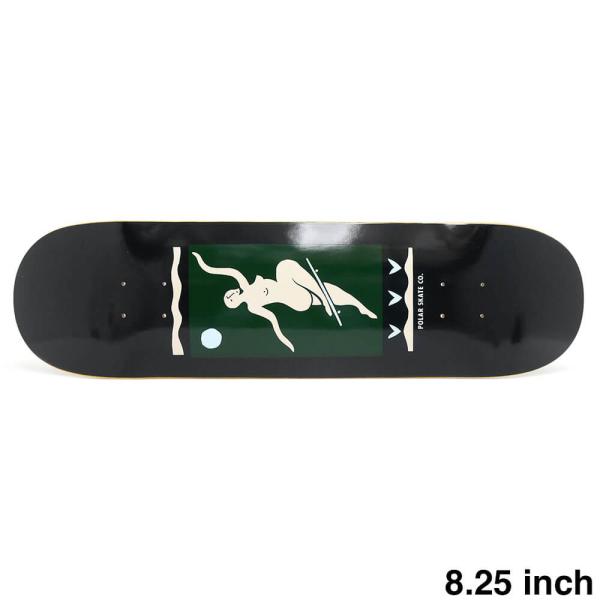 POLAR DECK ポーラー デッキ TEAM NO COMPLY CHARCOAL 8.25 ス...