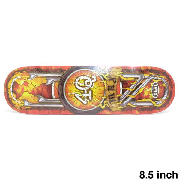 REAL DECK リアル デッキ MAX SCHAFF 4Q CATHEDRAL 8.5 スケート...