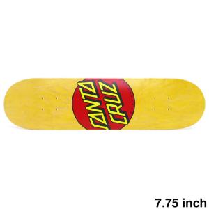 SANTA CRUZ DECK サンタクルーズ デッキ TEAM CLASSIC DOT YELLOW STAIN 7.75 スケートボード スケボー｜スケートボードのCALIFORNIASTREET