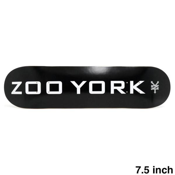 ZOO YORK DECK ズーヨーク デッキ TEAM OG 95 LOGO BLOCK BLAC...