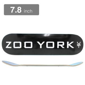 ZOO YORK DECK ズーヨーク デッキ TEAM OG 95 LOGO BLOCK BLAC...