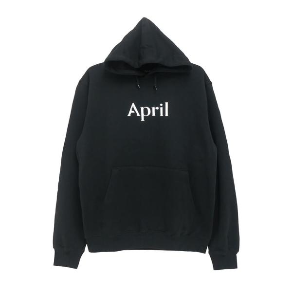 APRIL HOOD エイプリル パーカー OG LOGO BLACK スケートボード スケボー
