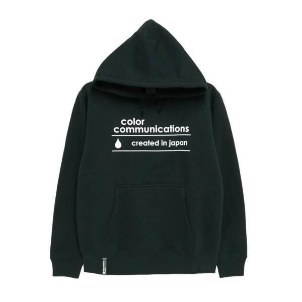 COLOR COMMUNICATIONS HOOD カラーコミュニケーションズ パーカー CREAT...