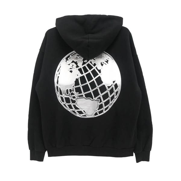 PRIMITIVE HOOD プリミティブ パーカー BROADCAST BLACK スケートボード...