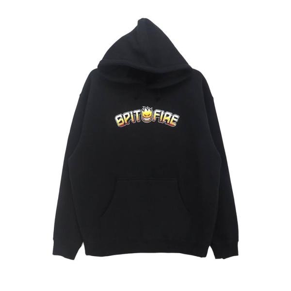 SPITFIRE HOOD スピットファイヤー パーカー HEATWAVE BLACK スケートボー...