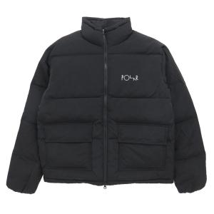 POLAR JACKET ポーラー ジャケット POCKET PUFFER BLACK スケートボード スケボー｜cs-skate