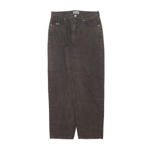 HUF : ウォッシュドデニムスケートパンツ HUF JEANS ハフ パンツ ジーンズ CROMER WASHED COFFEE スケート