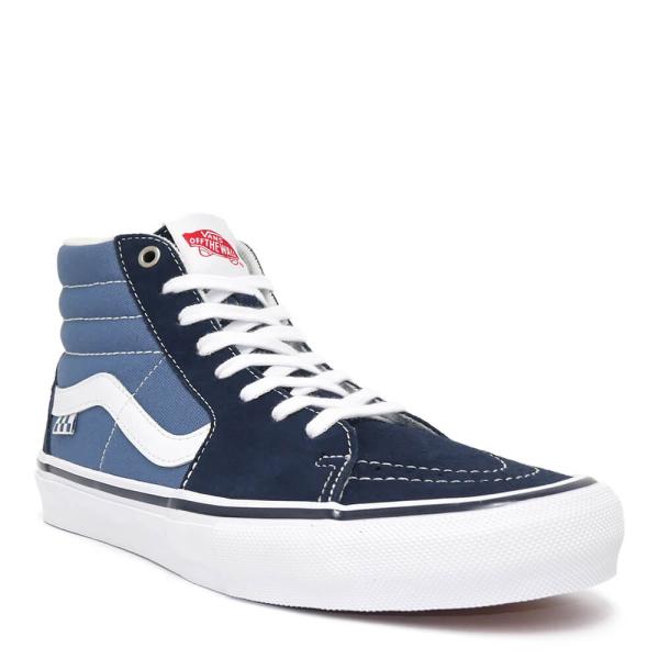 VANS SHOES バンズ シューズ スニーカー SKATE SK8 HI NAVY/WHITE（...