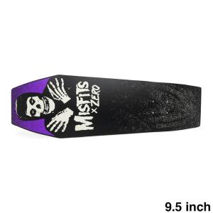 ZERO DECK ゼロ デッキ TEAM MISFITS FIEND COFFIN GITD 9.5 スケートボード スケボー