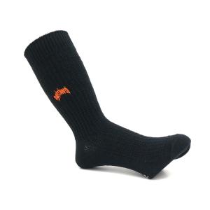 TIGHTBOOTH（TBPR）SOCKS タイトブース ソックス 靴下 COLLEGE WAFFLE BLACK スケートボード スケボー｜cs-skate