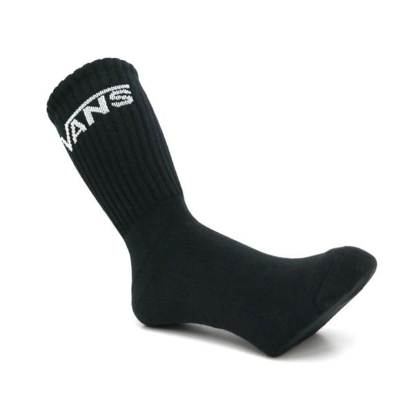 VANS SOCKS バンズ ソックス 靴下 CLASSIC CREW 黒（US企画） スケートボー...