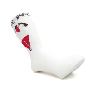 WHIMSY SOCKS ウィムジー ソックス 靴下 GANG WHITE スケートボード スケボー｜cs-skate