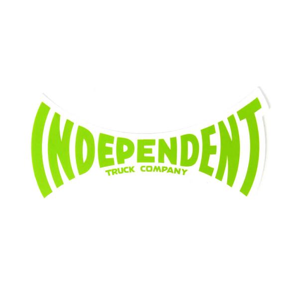 INDEPENDENT STICKER インディペンデント ステッカー ITC SPAN GREEN...