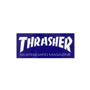 THRASHER STICKER スラッシャー ステッカー SKATE MAG SMALL BLUE（US企画） スケートボード スケボー