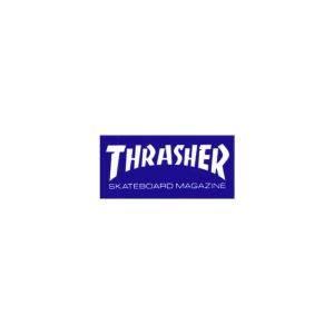 THRASHER STICKER スラッシャー ステッカー SKATE MAG MINI BLUE（US企画） スケートボード スケボー