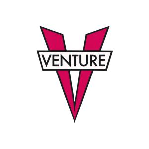 VENTURE STICKER ベンチャー ステッカー V DIE CUT SMALL PINK スケートボード スケボー