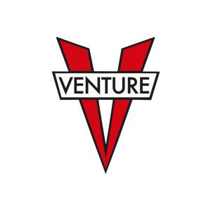 VENTURE STICKER ベンチャー ステッカー V DIE CUT SMALL RED スケートボード スケボー