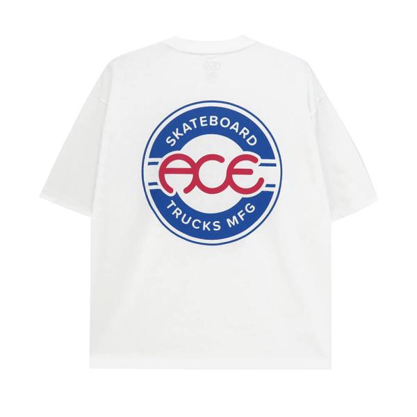 ACE T-SHIRT エース Tシャツ SEAL WHITE スケートボード スケボー