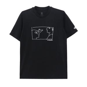 ADIDAS T-SHIRT アディダス Tシャツ SHMOO FOIL NOT EAZY BLAC...