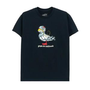 ANTIHERO T-SHIRT アンチヒーロー Tシャツ GRIMPLE PIGEON BLACK スケートボード スケボー｜cs-skate