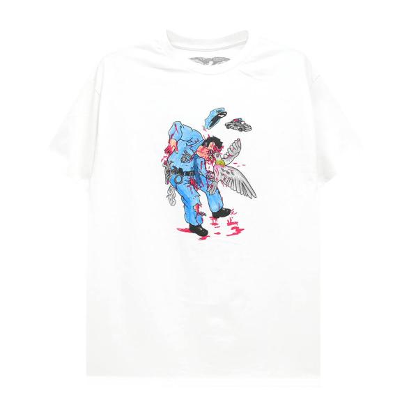 ANTIHERO T-SHIRT アンチヒーロー Tシャツ PIGEON ATTACK WHITE ...