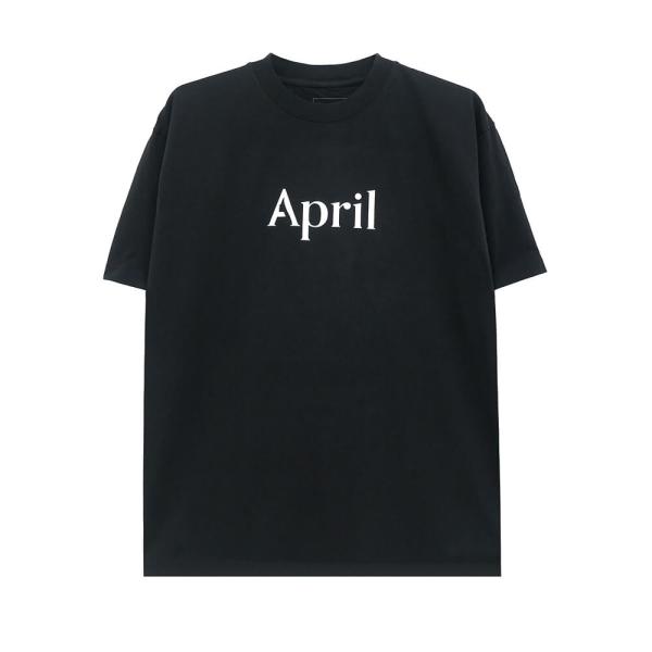APRIL T-SHIRT エイプリル Tシャツ OG LOGO BLACK スケートボード スケボ...