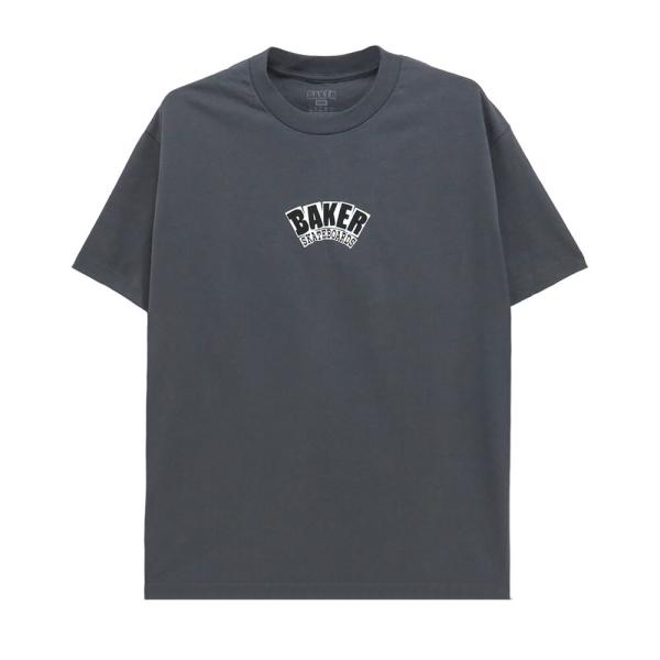 BAKER T-SHIRT ベイカー Tシャツ ARCH CHARCOAL スケートボード スケボー