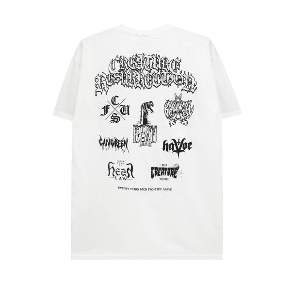 CREATURE T-SHIRT クリーチャー Tシャツ RESURRECTION XX WHITE...