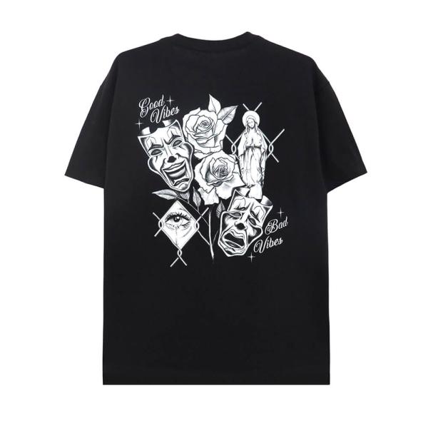 DGK T-SHIRT ディージーケー Tシャツ SAD GIRL BLACK スケートボード スケ...