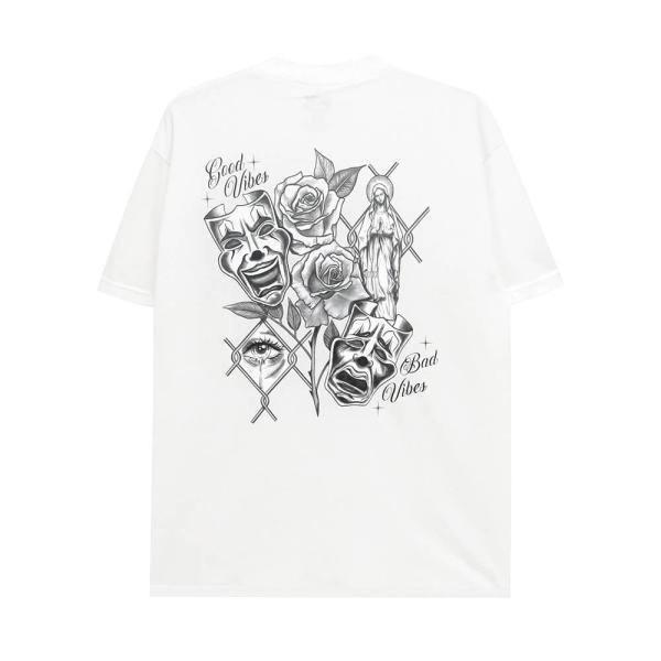 DGK T-SHIRT ディージーケー Tシャツ SAD GIRL WHITE スケートボード スケ...