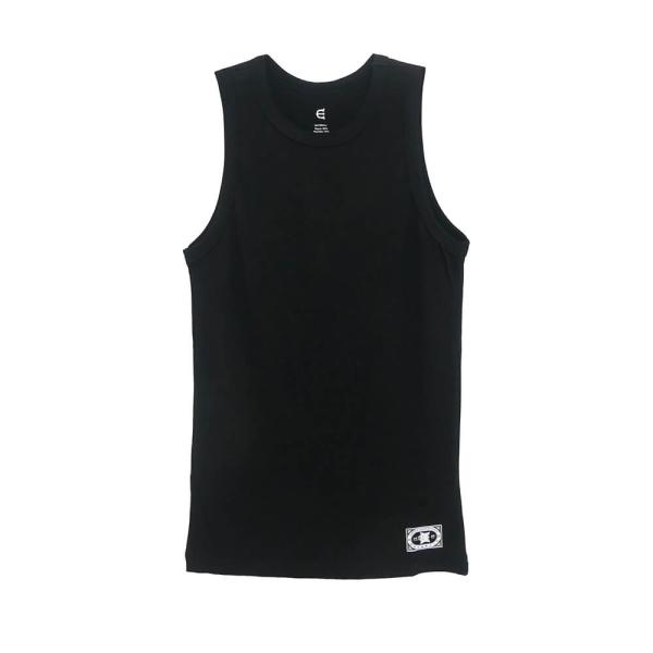 EVISEN TANK-TOP エビセン タンクトップ MATCH LOGO 2PACK BLACK...